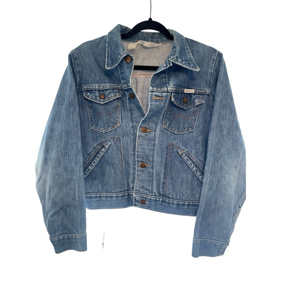 Vintage‎ 70s Wrangler Men's (20) No Fault Sanfor Set Denim Jacket USA Landman